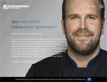 Tablet Screenshot of kuechensport.com